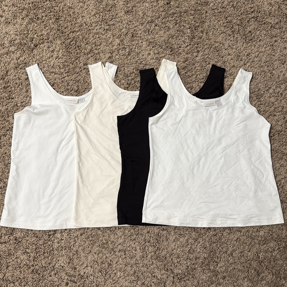 Chico’s Tank Tops size 1 (4 tanks)